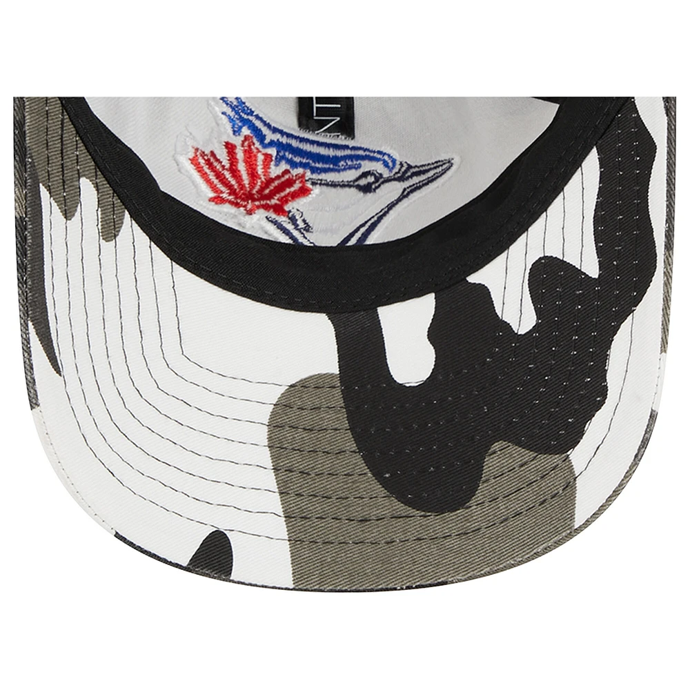 Casquette ajustable 9TWENTY des Blue Jays de Toronto New Era pour homme avec motif camouflage foncé