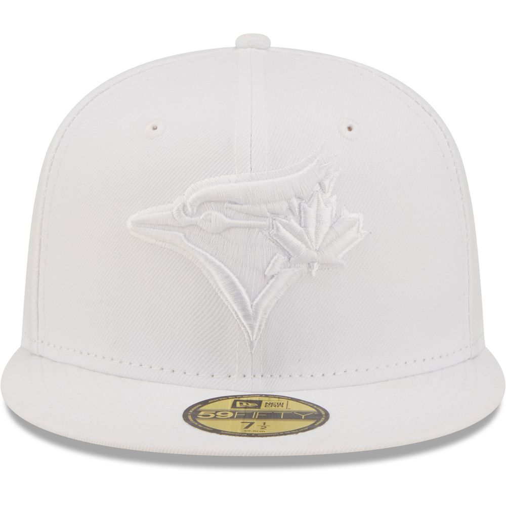 Men's New Era Toronto Blue Jays White on 59FIFTY Fitted Hat