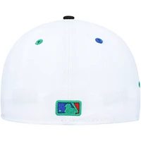 Men's New Era White/Black Toronto Blue Jays 25th Anniversary Primary Eye 59FIFTY Fitted Hat