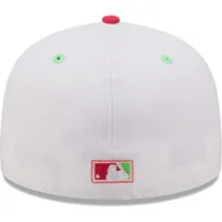 Casquette ajustée 59FIFTY Strawberry Lolli des Blue Jays de Toronto 1992 New Era pour homme, blanc/corail