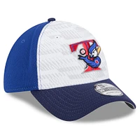 Men's New Era White/Navy Toronto Blue Jays 2025 MLB Clubhouse 39THIRTY Flex Hat