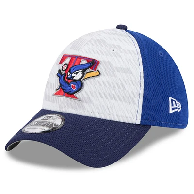 Men's New Era White/Navy Toronto Blue Jays 2025 MLB Clubhouse 39THIRTY Flex Hat