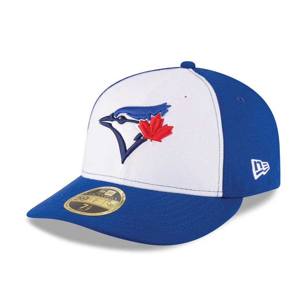 Lids Toronto Blue Jays Fanatics Branded Iconic Color Blocked Fitted Hat -  White/Royal