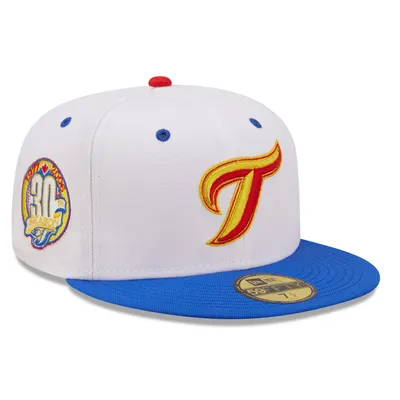 Casquette ajustée Cherry Lolli 59FIFTY des Toronto Blue Jays New Era pour homme - Blanc/Royal