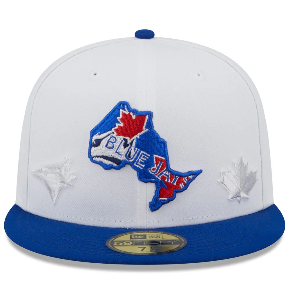 Men's New Era Toronto Blue Jays White on 59FIFTY Fitted Hat