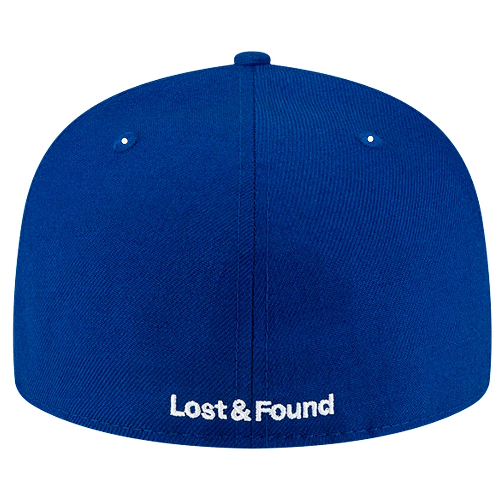 Casquette ajustée 59FIFTY New Era pour hommes, blanc/royal, Toronto Blue Jays x Lost and Found