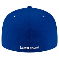 Men's New Era White/Royal Toronto Blue Jays x Lost and Found 59FIFTY Fitted Hat