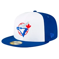 Men's New Era White/Royal Toronto Blue Jays x Lost and Found 59FIFTY Fitted Hat