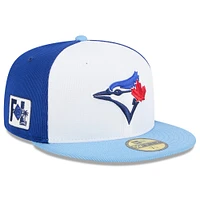 Men's New Era White Toronto Blue Jays 2025 Spring Training 59FIFTY Fitted Hat
