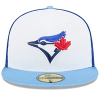 Men's New Era White Toronto Blue Jays 2025 Spring Training 59FIFTY Fitted Hat