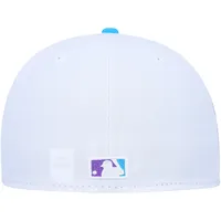 Men's New Era White Toronto Blue Jays 25th Anniversary Vice 59FIFTY Fitted Hat