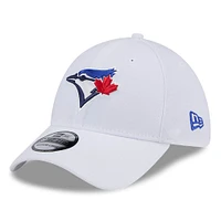 Casquette 39THIRTY Flex blanche des Blue Jays de Toronto New Era pour homme