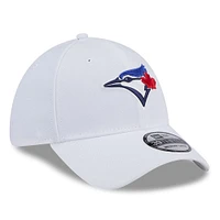 Casquette 39THIRTY Flex blanche des Blue Jays de Toronto New Era pour homme