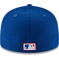 Casquette ajustée 59FIFTY en laine de la collection Cooperstown des Toronto Blue Jays New Era pour homme, blanche