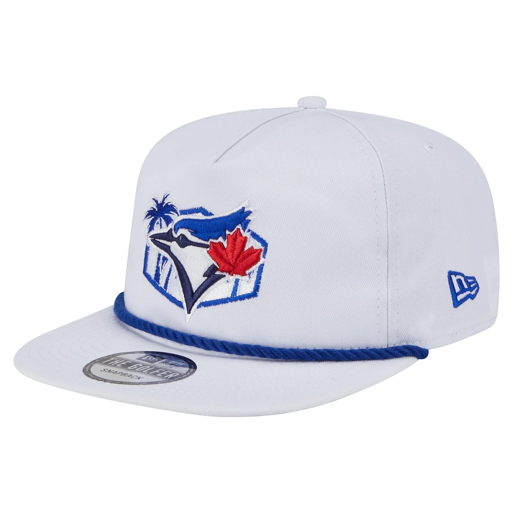 Casquette de golf à visière rabattable Palm Golfer des Blue Jays de Toronto New Era pour homme