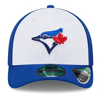 Men's New Era  White Toronto Blue Jays Player Replica 9FORTY Adjustable Hat