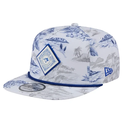 Casquette snapback imprimée Island Golfer des Blue Jays de Toronto de New Era pour homme