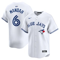 Maillot de joueur Nike Alek Manoah pour hommes, blanc, Toronto Blue Jays Home Limited