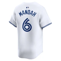 Maillot de joueur Nike Alek Manoah pour hommes, blanc, Toronto Blue Jays Home Limited