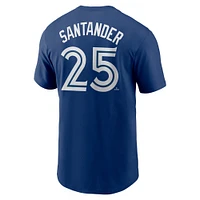 Men's Nike Anthony Santander Royal Toronto Blue Jays Fuse Name & Number T-Shirt