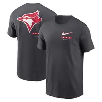 Men's Nike Anthracite Toronto Blue Jays Canada Day - T-Shirt