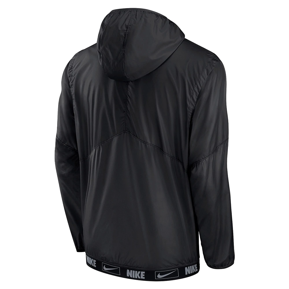 Men's Nike Black Toronto Blue Jays Night Game - Half-Zip Hoodie