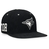 Casquette Nike Toronto Blue Jays Pro Performance en velours côtelé noir pour homme