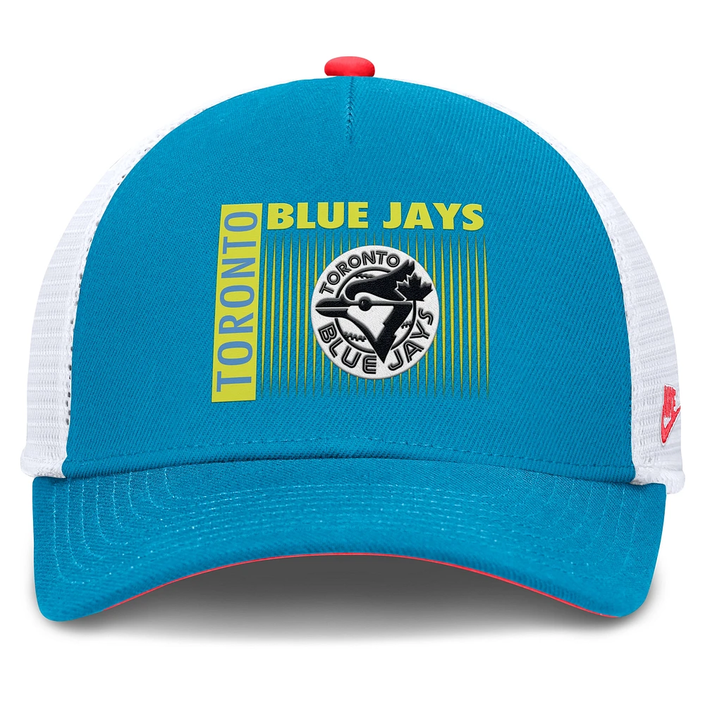 Men's Nike Blue/White Toronto Blue Jays Rise Neon Adjustable Hat