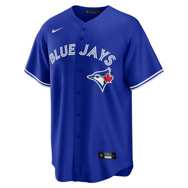 Maillot réplique alternatif du nom joueur des Blue Jays de Toronto Nike Bo Bichette Royal pour homme