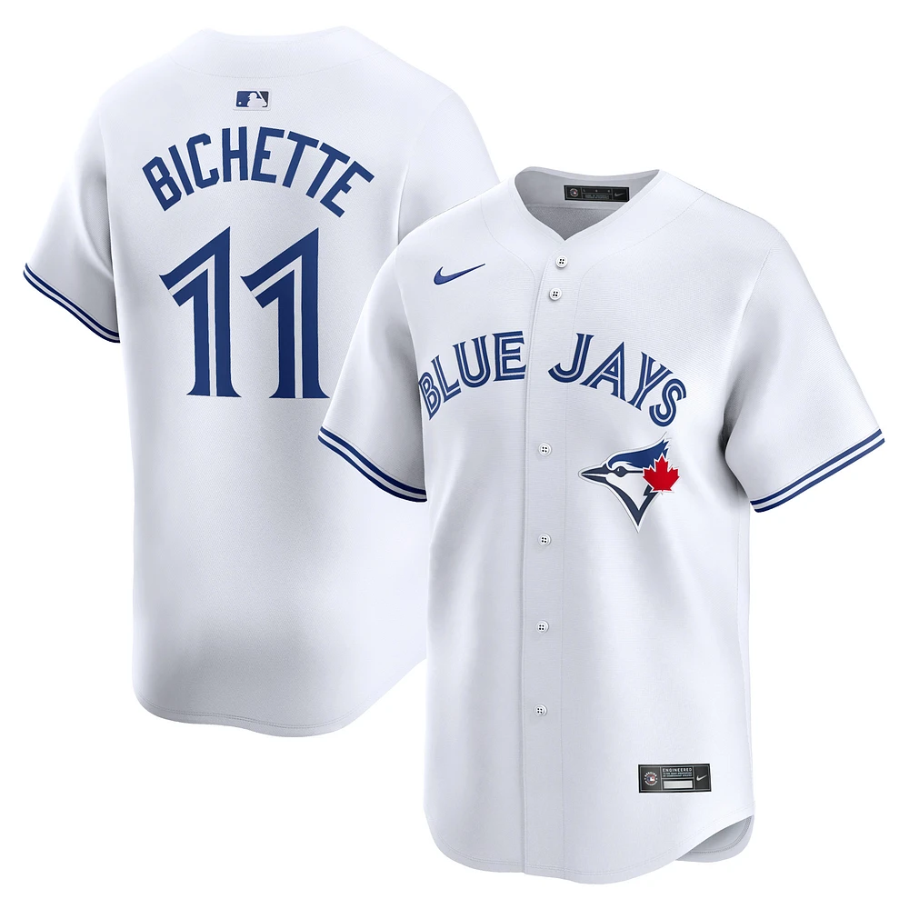 Maillot de joueur Nike Bo Bichette pour hommes, blanc, Toronto Blue Jays Home Limited