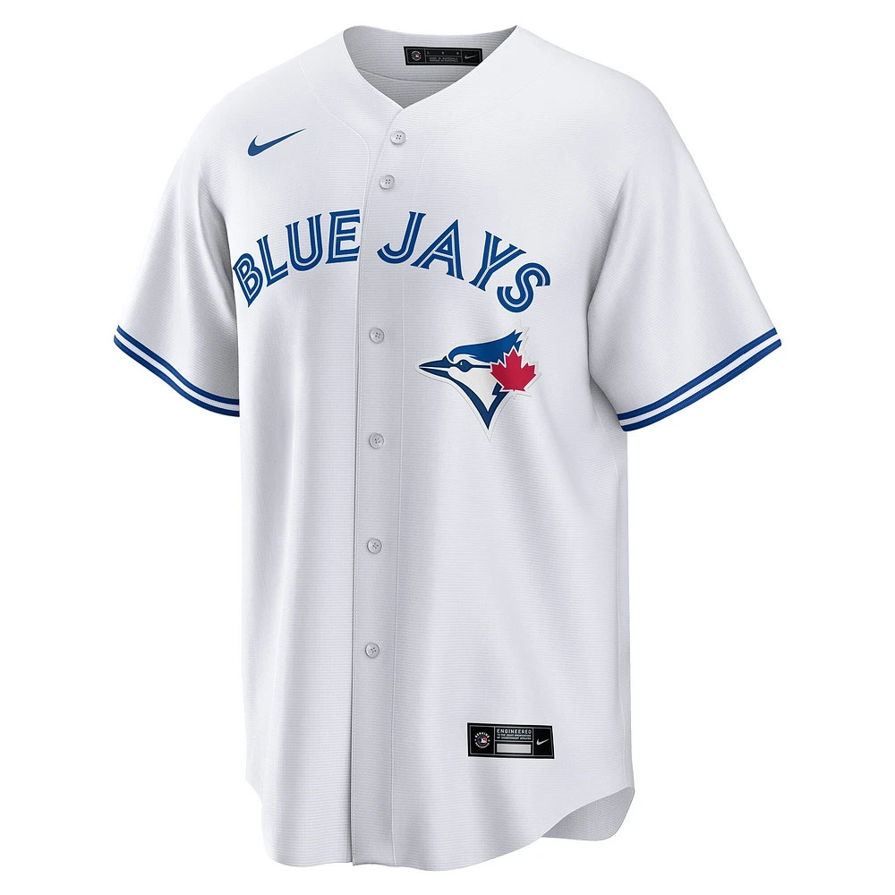 Toronto Blue Jays Nike Tchad vert blanc pour homme - Maillot de joueur réplique à domicile