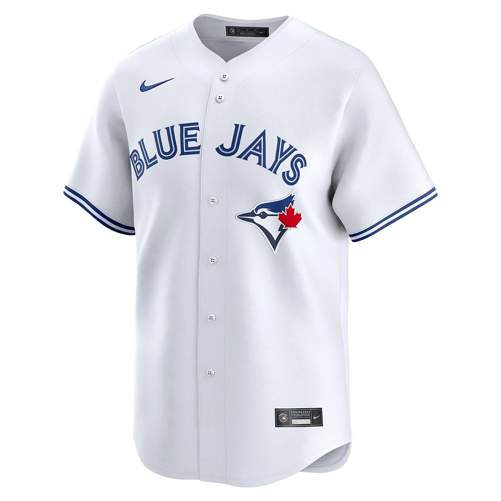 Maillot Nike Daulton Varsho pour homme, blanc, Toronto Blue Jays Home Limited Player