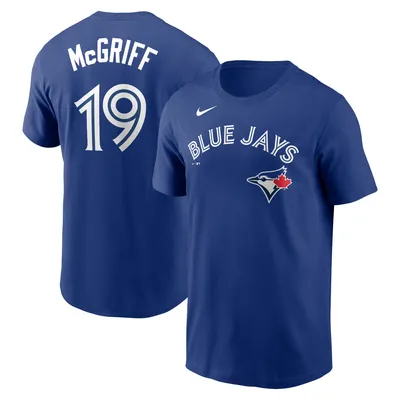 Fred McGriff Toronto Blue Jays Nike Name & Number T-Shirt - Royal