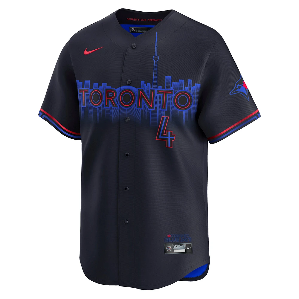 Men's Nike George Springer Blue Toronto Jays City Connect Limited Jersey