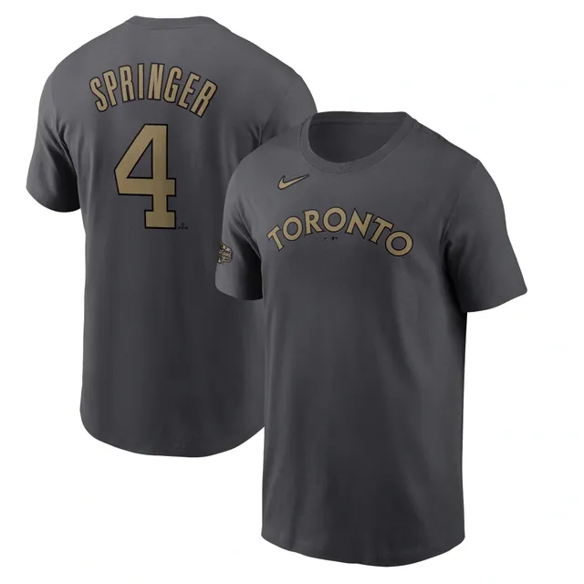 Youth Toronto Blue Jays George Springer Nike Royal Player Name Number T- Shirt