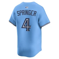 Men's Nike George Springer Powder Blue Toronto Jays Alternate Limited Jersey