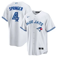 Homme Nike George Springer Blanc Toronto Blue Jays Replica Player - Maillot