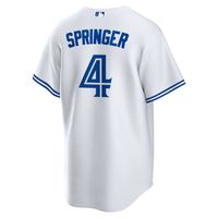 Men's Nike George Springer White Toronto Blue Jays Home Replica Player - Jersey