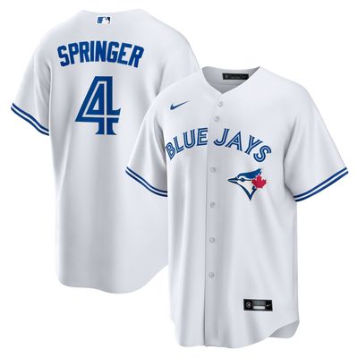 Men's Nike George Springer White Toronto Blue Jays Home Replica Player - Jersey