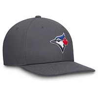 Casquette Nike Pro Performance Snapback pour homme Toronto Blue Jays Gris