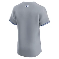 Men's Nike Gray Toronto Blue Jays Road Elite Jersey