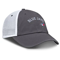 Casquette ajustable Nike Toronto Blue Jays Wordmark Club pour homme, grise