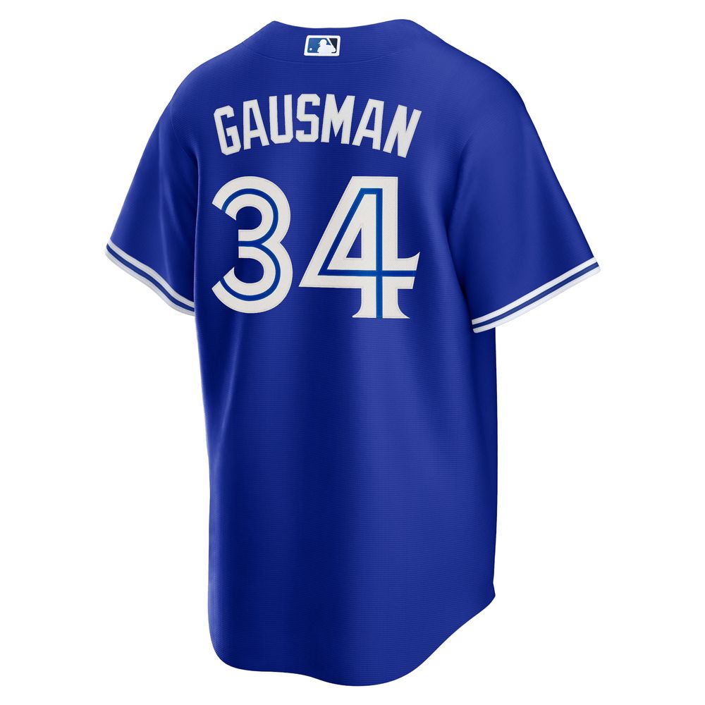 Kevin Gausman Signed Jersey Framed Blue Jays Royal Blue Nike Replica