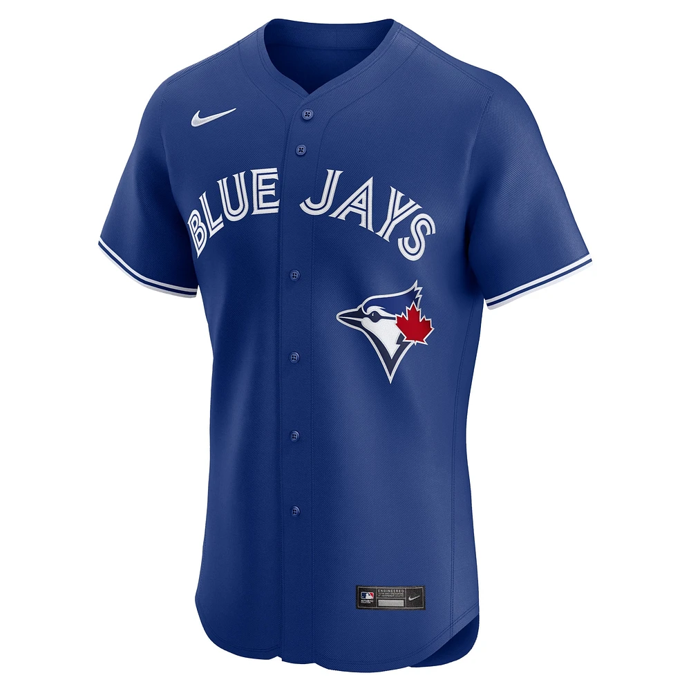 Maillot d'élite alternatif des Blue Jays de Toronto Nike bleu clair pour hommes