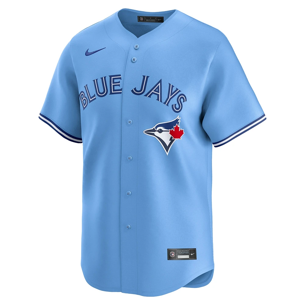 Men's Nike  Light Blue Toronto Jays Alternate Limited Jersey