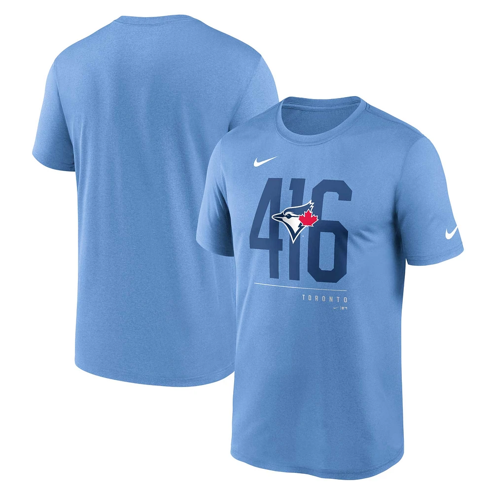 Men's Nike Light Blue Toronto Jays Local Pack Hometown T-Shirt