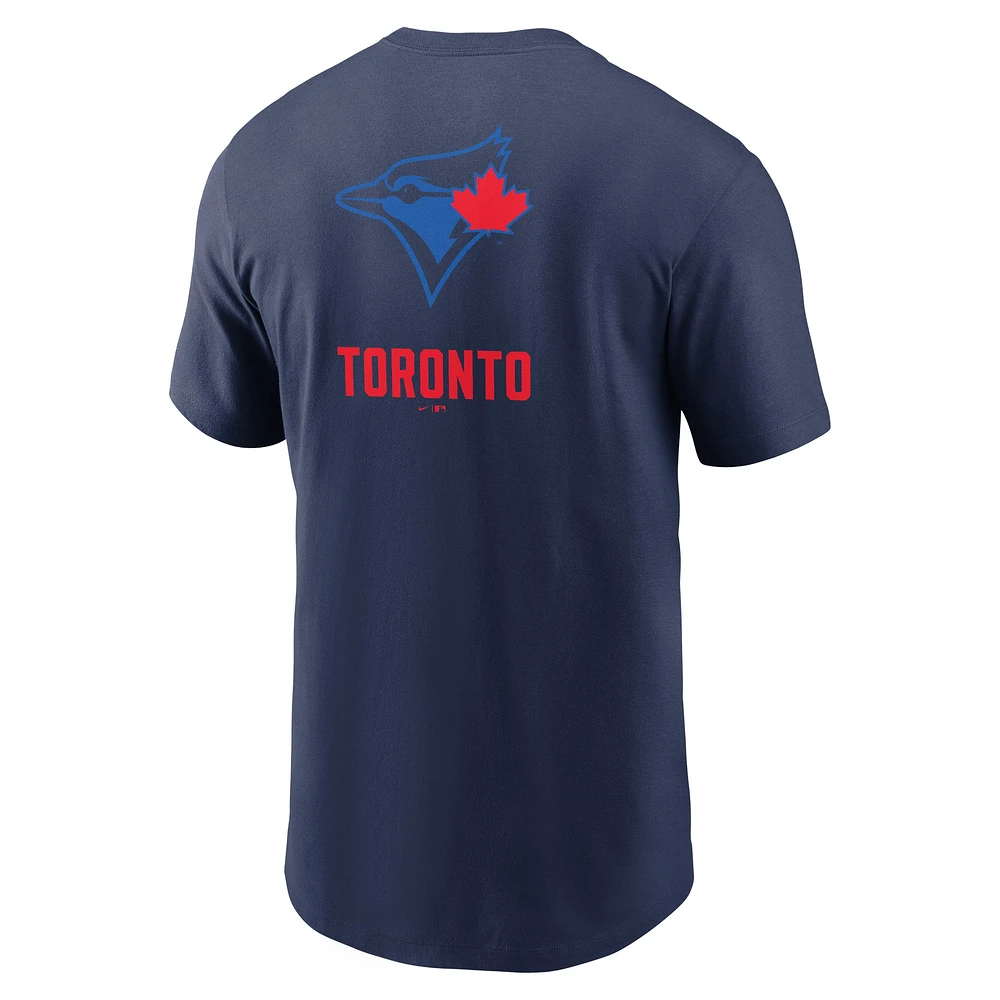 T-shirt graphique Nike bleu marine pour hommes des Blue Jays de Toronto 2024 City Connect