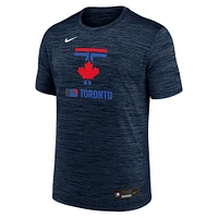 Men's Nike Navy Toronto Blue Jays City Connect Authentic Collection Velocity Performance T-Shirt