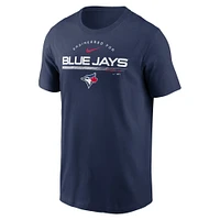 T-shirt Nike bleu marine pour hommes des Blue Jays de Toronto Team Engineered Performance