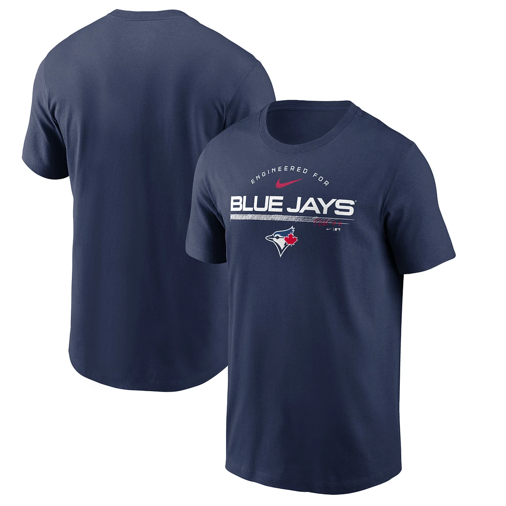 T-shirt Nike bleu marine pour hommes des Blue Jays de Toronto Team Engineered Performance